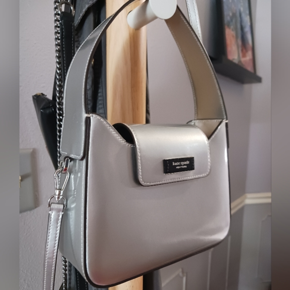Kate Spade Sam Icon Starlight Silver Metallic - Picture 5 of 8